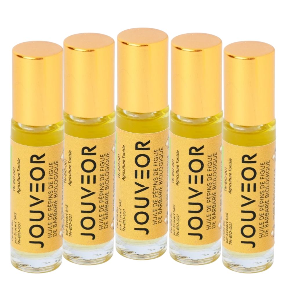 5 X Huile de Pépins de Figue de Barbarie bio Roll-On 10 ml